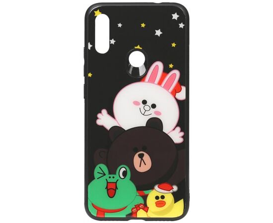 Придбати Чехол-накладка TOTO Cartoon Print Glass Case Xiaomi Redmi Note 7 Line friends all about, image , характеристики, відгуки