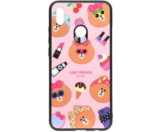 Придбати Чехол-накладка TOTO Cartoon Print Glass Case Huawei P Smart Z Line friends Linc, image , характеристики, відгуки