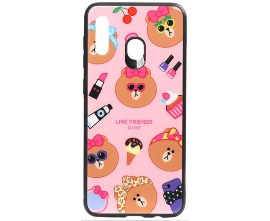 Придбати Чехол-накладка TOTO Cartoon Print Glass Case Huawei Y7 2019 Line friends Linc, image , характеристики, відгуки