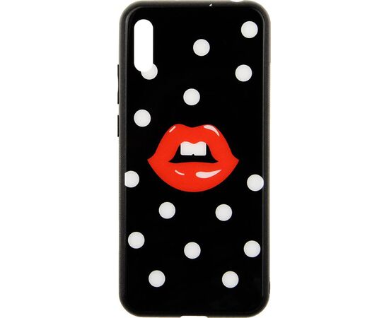 Купить Чехол-накладка TOTO Cartoon Print Glass Case Huawei Y6 2019 Red Lips, фото , характеристики, отзывы