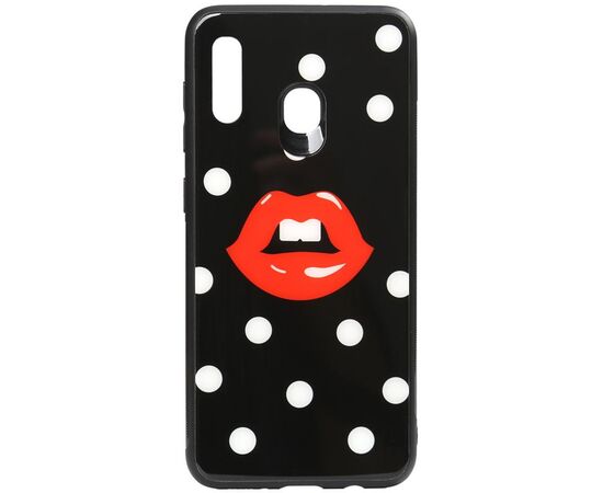 Придбати Чехол-накладка TOTO Cartoon Print Glass Case Huawei Y7 2019 Red Lips, image , характеристики, відгуки