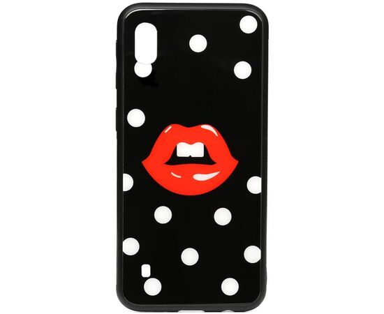 Придбати Чехол-накладка TOTO Cartoon Print Glass Case Samsung Galaxy A10 Red Lips, image , характеристики, відгуки