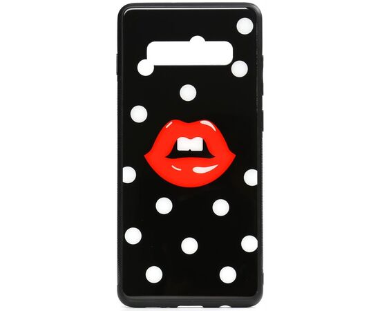 Придбати Чехол-накладка TOTO Cartoon Print Glass Case Samsung Galaxy S10 Red Lips, image , характеристики, відгуки