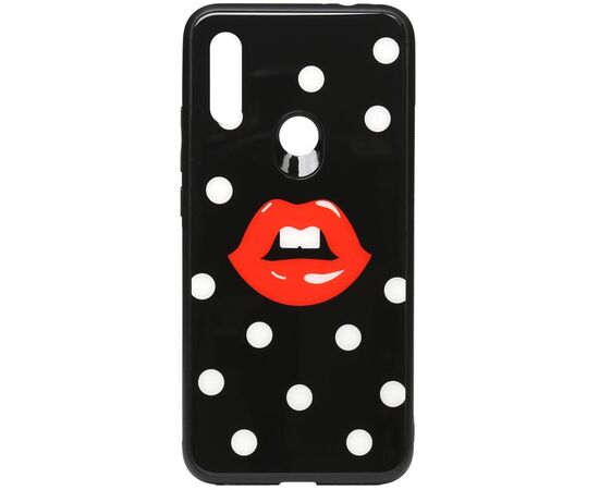 Придбати Чехол-накладка TOTO Cartoon Print Glass Case Xiaomi Redmi 7 Red Lips, image , характеристики, відгуки