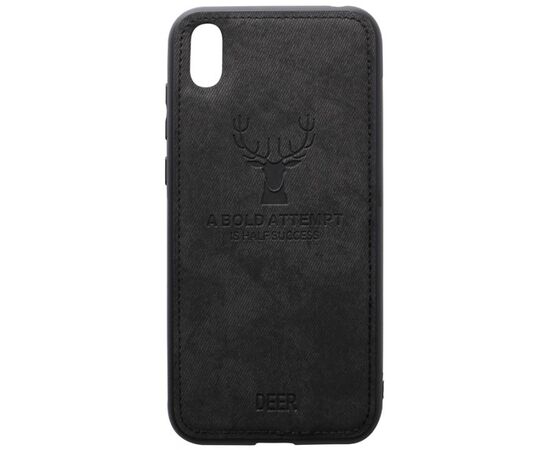 Придбати Чехол-накладка TOTO Deer Shell With Leather Effect Case Huawei Y5 2019 Black, image , характеристики, відгуки