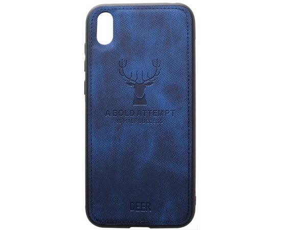 Придбати Чехол-накладка TOTO Deer Shell With Leather Effect Case Huawei Y5 2019 Dark Blue, image , характеристики, відгуки