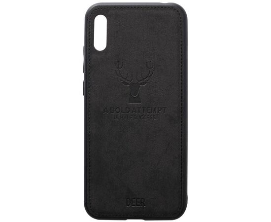 Придбати Чехол-накладка TOTO Deer Shell With Leather Effect Case Huawei Y6 2019 Black, image , характеристики, відгуки