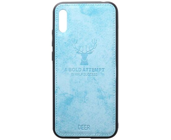 Придбати Чехол-накладка TOTO Deer Shell With Leather Effect Case Huawei Y6 2019 Blue, image , характеристики, відгуки