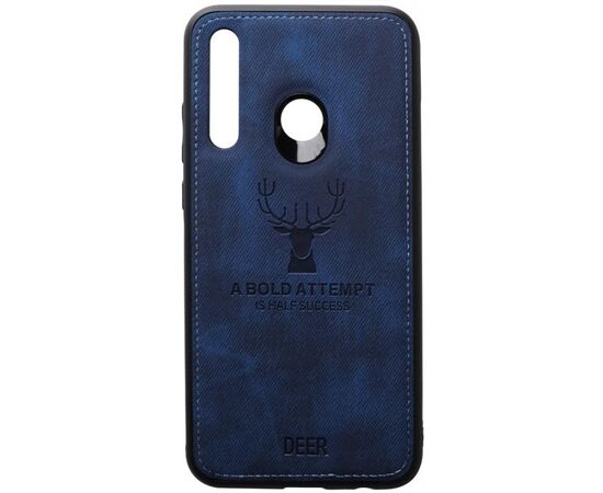 Придбати Чехол-накладка TOTO Deer Shell With Leather Effect Case Huawei P Smart+ 2019 Dark Blue, image , характеристики, відгуки