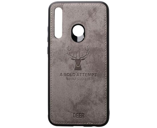 Купить Чехол-накладка TOTO Deer Shell With Leather Effect Case Huawei P Smart+ 2019 Grey, фото , характеристики, отзывы