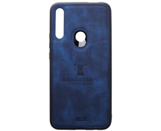 Купить Чехол-накладка TOTO Deer Shell With Leather Effect Case Huawei P Smart Z Dark Blue, фото , характеристики, отзывы