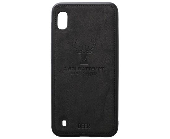 Придбати Чехол-накладка TOTO Deer Shell With Leather Effect Case Samsung Galaxy A10 Black, image , характеристики, відгуки