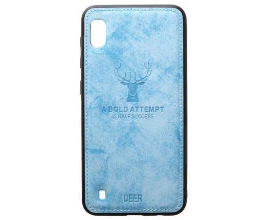 Придбати Чехол-накладка TOTO Deer Shell With Leather Effect Case Samsung Galaxy A10 Blue, image , характеристики, відгуки