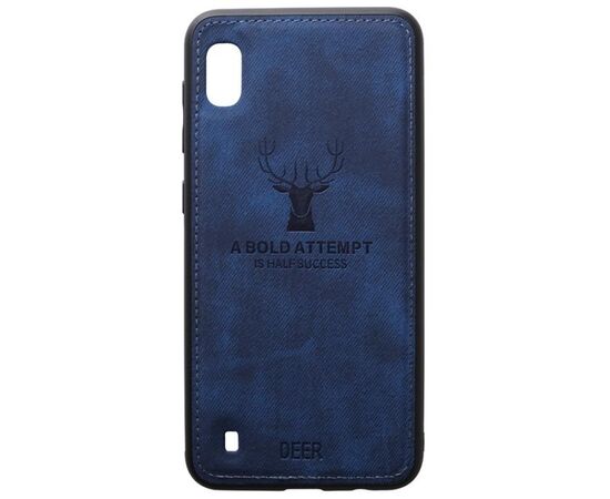 Придбати Чехол-накладка TOTO Deer Shell With Leather Effect Case Samsung Galaxy A10 Dark Blue, image , характеристики, відгуки