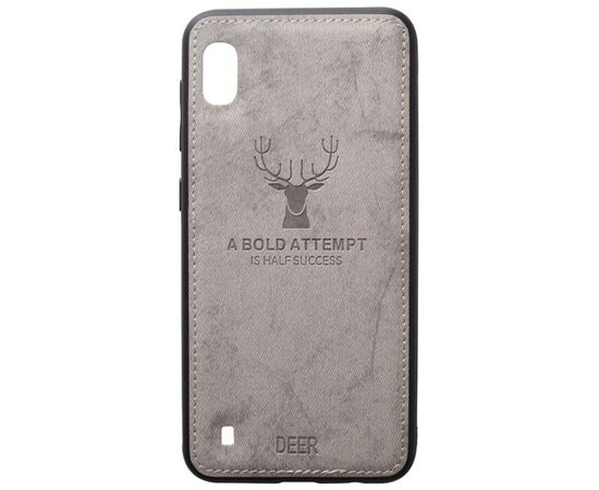 Придбати Чехол-накладка TOTO Deer Shell With Leather Effect Case Samsung Galaxy A10 Grey, image , характеристики, відгуки