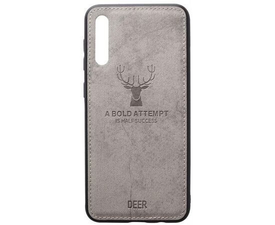 Купить Чехол-накладка TOTO Deer Shell With Leather Effect Case Samsung Galaxy A40 Grey, фото , характеристики, отзывы