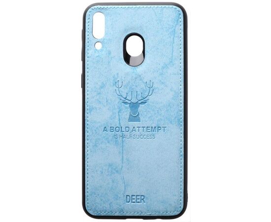 Придбати Чехол-накладка TOTO Deer Shell With Leather Effect Case Samsung Galaxy M20 Blue, image , характеристики, відгуки