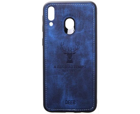 Придбати Чехол-накладка TOTO Deer Shell With Leather Effect Case Samsung Galaxy M20 Dark Blue, image , характеристики, відгуки