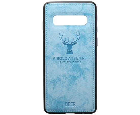 Придбати Чехол-накладка TOTO Deer Shell With Leather Effect Case Samsung Galaxy S10 Blue, image , характеристики, відгуки