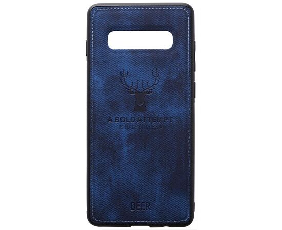 Придбати Чехол-накладка TOTO Deer Shell With Leather Effect Case Samsung Galaxy S10 Dark Blue, image , характеристики, відгуки