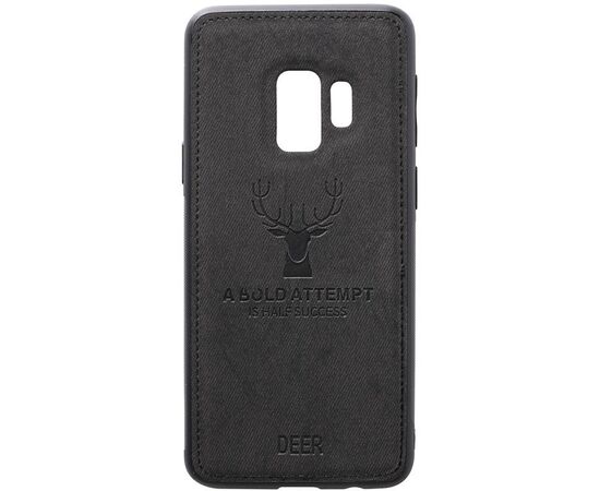 Купить Чехол-накладка TOTO Deer Shell With Leather Effect Case Samsung Galaxy S9 Black, фото , характеристики, отзывы