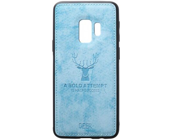 Придбати Чехол-накладка TOTO Deer Shell With Leather Effect Case Samsung Galaxy S9 Blue, image , характеристики, відгуки