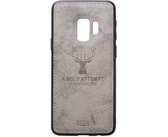 Придбати Чехол-накладка TOTO Deer Shell With Leather Effect Case Samsung Galaxy S9 Grey, image , характеристики, відгуки