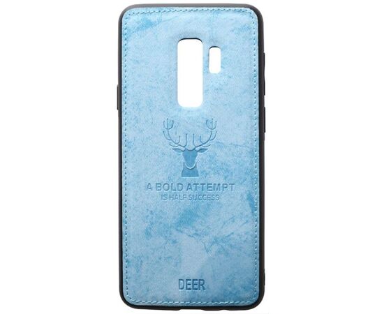 Придбати Чехол-накладка TOTO Deer Shell With Leather Effect Case Samsung Galaxy S9+ Blue, image , характеристики, відгуки