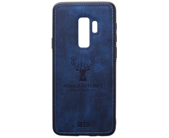 Придбати Чехол-накладка TOTO Deer Shell With Leather Effect Case Samsung Galaxy S9+ Dark Blue, image , характеристики, відгуки