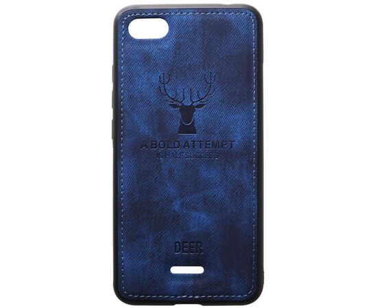 Придбати Чехол-накладка TOTO Deer Shell With Leather Effect Case Xiaomi Redmi 6A Dark Blue, image , характеристики, відгуки