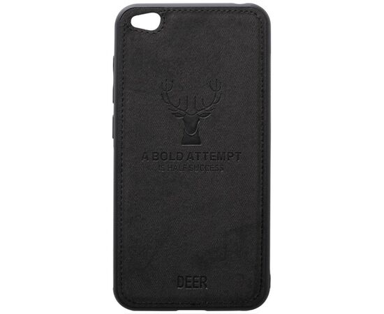 Придбати Чехол-накладка TOTO Deer Shell With Leather Effect Case Xiaomi Redmi Go Black, image , характеристики, відгуки