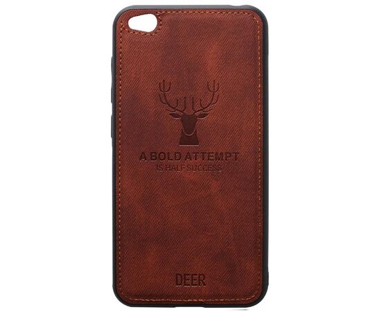 Придбати Чехол-накладка TOTO Deer Shell With Leather Effect Case Xiaomi Redmi Go Brown, image , характеристики, відгуки