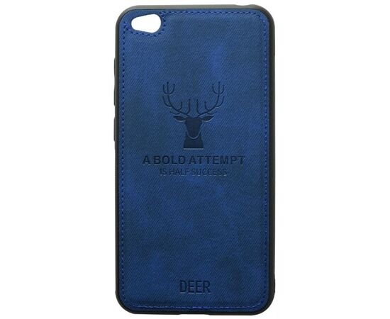 Придбати Чехол-накладка TOTO Deer Shell With Leather Effect Case Xiaomi Redmi Go Dark Blue, image , характеристики, відгуки