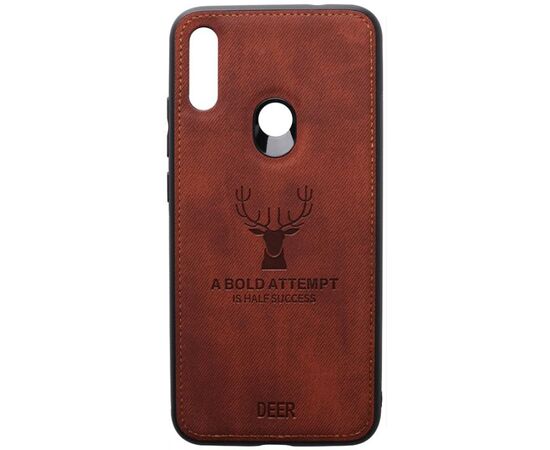 Придбати Чехол-накладка TOTO Deer Shell With Leather Effect Case Xiaomi Redmi Note 7 Brown, image , характеристики, відгуки