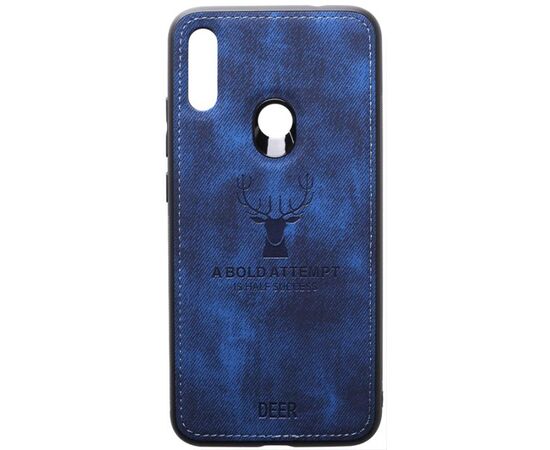 Купить Чехол-накладка TOTO Deer Shell With Leather Effect Case Xiaomi Redmi Note 7 Dark Blue, фото , характеристики, отзывы