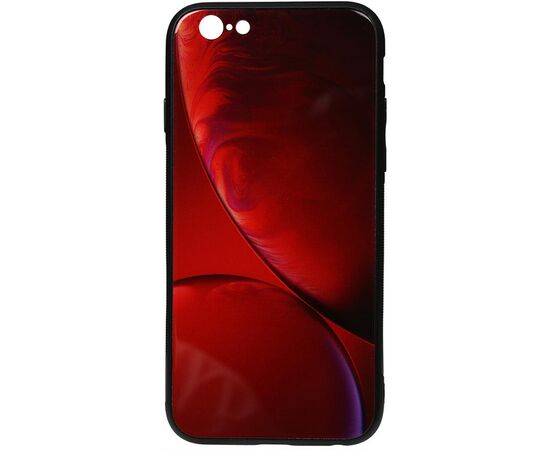 Купить Чехол-накладка TOTO Print Glass Space Case Apple iPhone 6/6s Rubin Red, фото , характеристики, отзывы