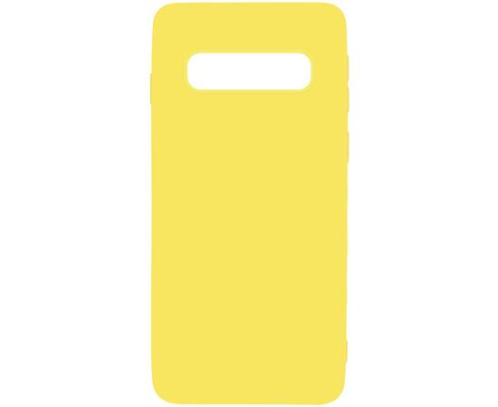 Придбати Чехол-накладка TOTO 1mm Matt TPU Case Samsung Galaxy S10 Yellow, image , характеристики, відгуки