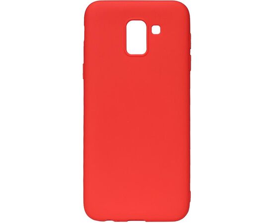 Купить Чехол-накладка TOTO 1mm Matt TPU Case Samsung Galaxy J6 2018 Red, фото , характеристики, отзывы