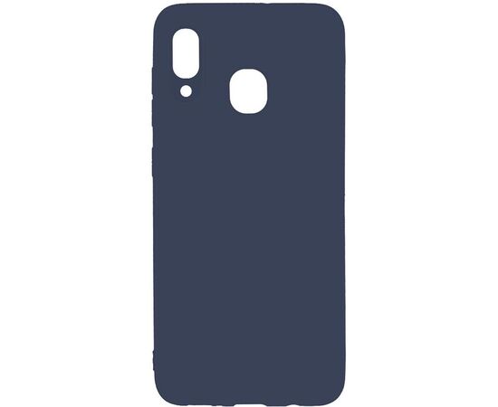 Придбати Чехол-накладка TOTO 1mm Matt TPU Case Samsung Galaxy A20/A30 Navy Blue, image , характеристики, відгуки