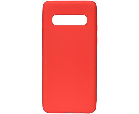 Придбати Чехол-накладка TOTO 1mm Matt TPU Case Samsung Galaxy S10+ Red, image , характеристики, відгуки