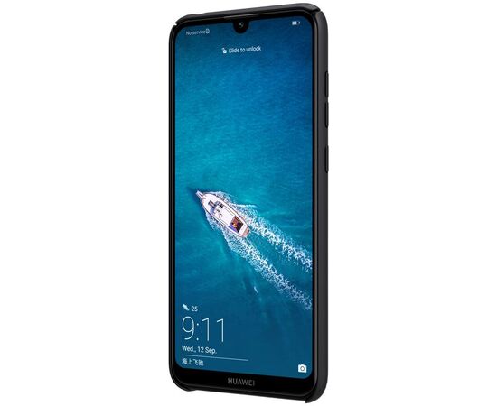 Придбати Чехол-накладка Nillkin Super Frosted Shield Case Huawei Y7 Prime 2019 Black, image , зображення 3, характеристики, відгуки