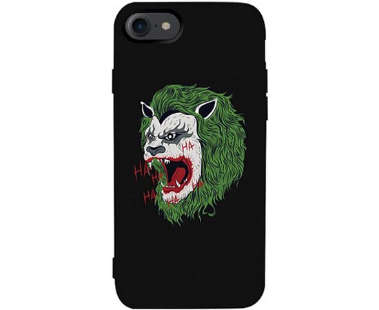 Придбати Чехол-накладка TOTO Matt TPU 2mm Print Case Apple iPhone 7/8/SE 2020 #12 Green Lion Black, image , характеристики, відгуки