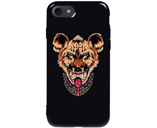 Придбати Чехол-накладка TOTO Pure TPU 2mm Print Case Apple iPhone 7/8/SE 2020 #26 Hyena Black, image , характеристики, відгуки