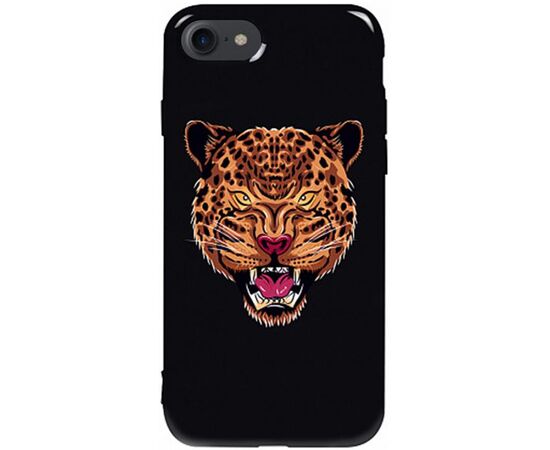 Придбати Чехол-накладка TOTO Pure TPU 2mm Print Case Apple iPhone 7/8/SE 2020 #27 Leopard Black, image , характеристики, відгуки