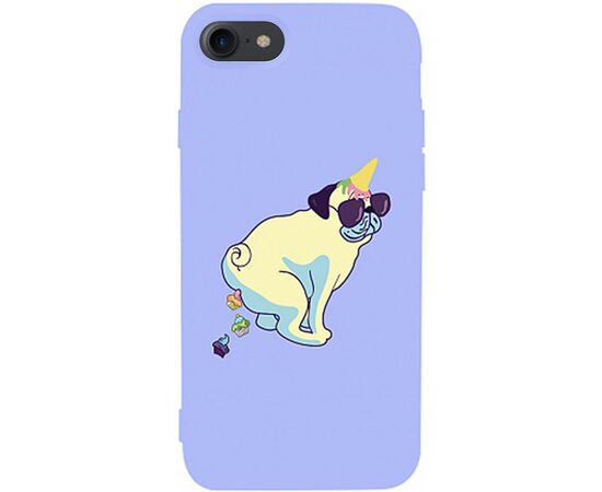 Придбати Чехол-накладка TOTO Matt TPU 2mm Print Case Apple iPhone 7/8/SE 2020 #77 Kakedog Light Purple, image , характеристики, відгуки