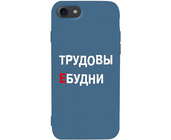 Придбати Чехол-накладка TOTO Matt TPU 2mm Print Case Apple iPhone 7/8/SE 2020 #78 Budni Navy Blue, image , характеристики, відгуки