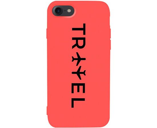 Придбати Чехол-накладка TOTO Matt TPU 2mm Print Case Apple iPhone 7/8/SE 2020 #45 Travel Orange, image , характеристики, відгуки