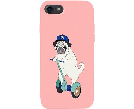 Придбати Чехол-накладка TOTO Matt TPU 2mm Print Case Apple iPhone 7/8/SE 2020 #2 Dog Skate Pink, image , характеристики, відгуки