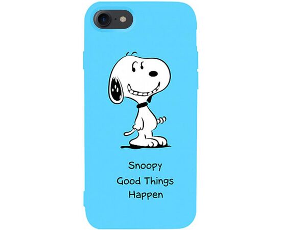 Придбати Чехол-накладка TOTO Matt TPU 2mm Print Case Apple iPhone 7/8/SE 2020 #64 Snoopy Sky Blue, image , характеристики, відгуки