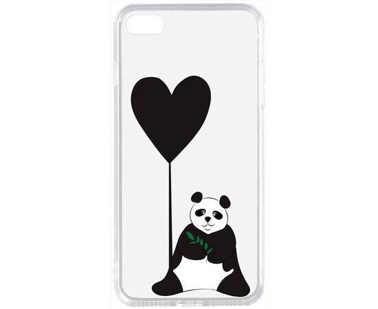 Придбати Чехол-накладка TOTO Acrylic+TPU Print Case Apple iPhone 7/8/SE 2020 #53 Panda B Transparent, image , характеристики, відгуки